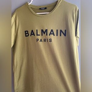 Balmain t shirt green M